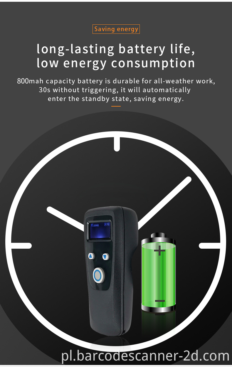 Wireless Portable Barcode Scanner For Mobile